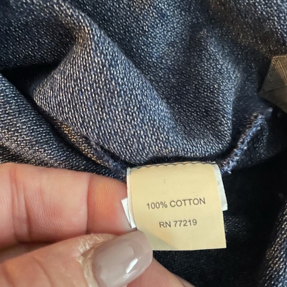 Men's Joseph Abboud 3 button polo shirt. Textured woven knit. - Picture 6 of 7